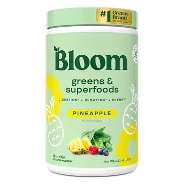 Polvos Digestivos Bloom Green & Superfoods 25 Servidas