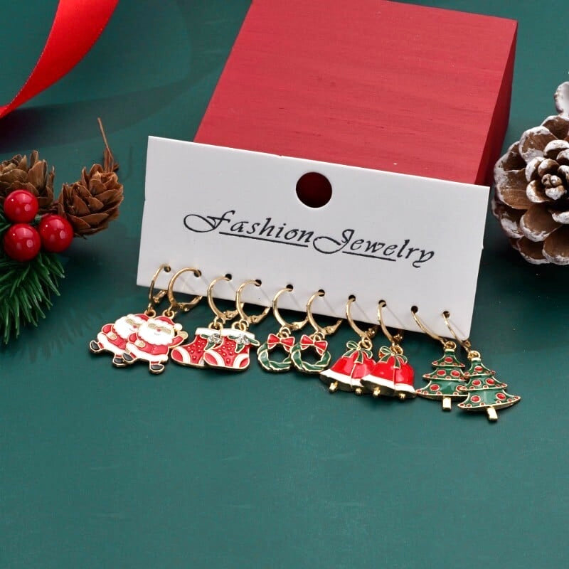 Kits de Aretes Navideños