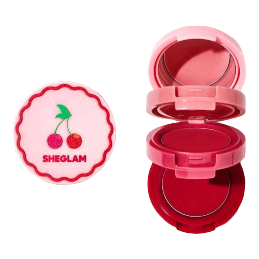 Rubor para Labios y Mejillas She Glam Very Cherry Cheek & Lip Cream Stack