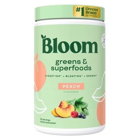 Polvos Digestivos Bloom Green & Superfoods 25 Servidas