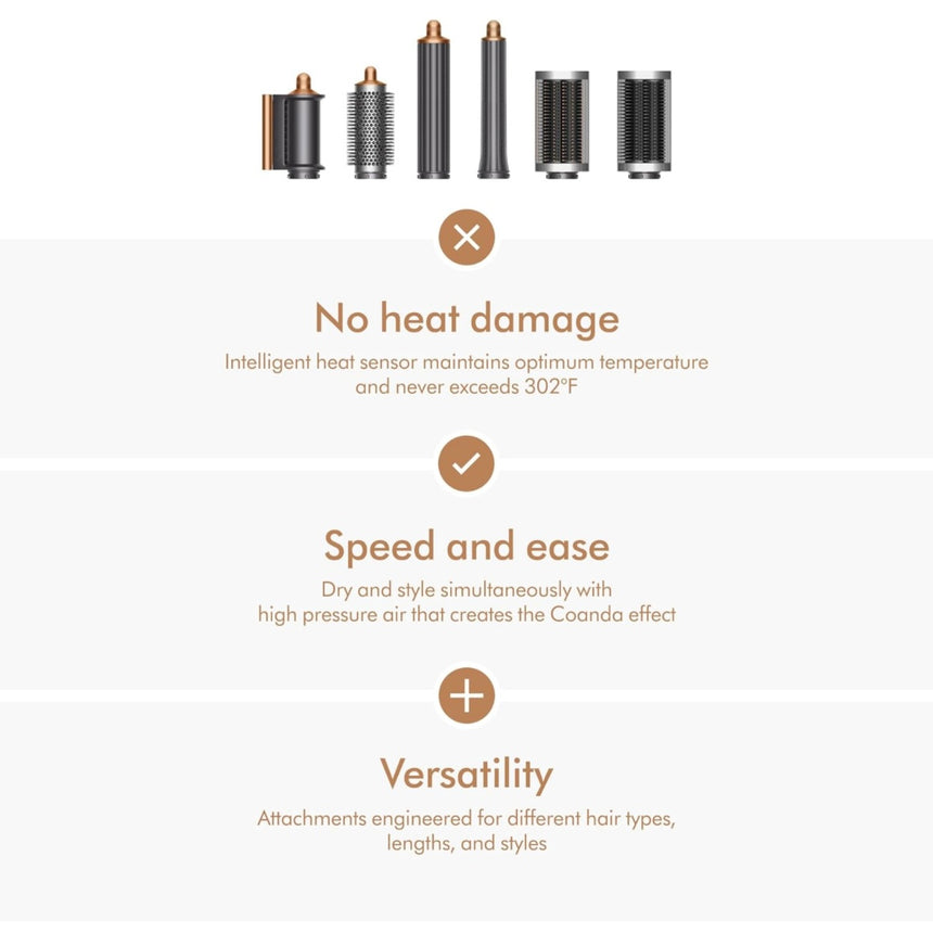 Secadora Multifuncional Dyson Airwrap Hair Multi Styler Complete Azul Colorete