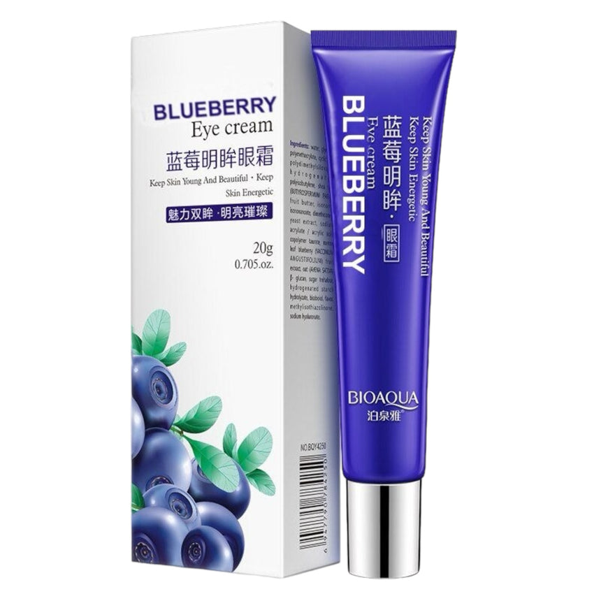 Crema para Control de Manchas y Arrugas en Contorno de Ojos Bioaqua Blueberry Eye Cream
