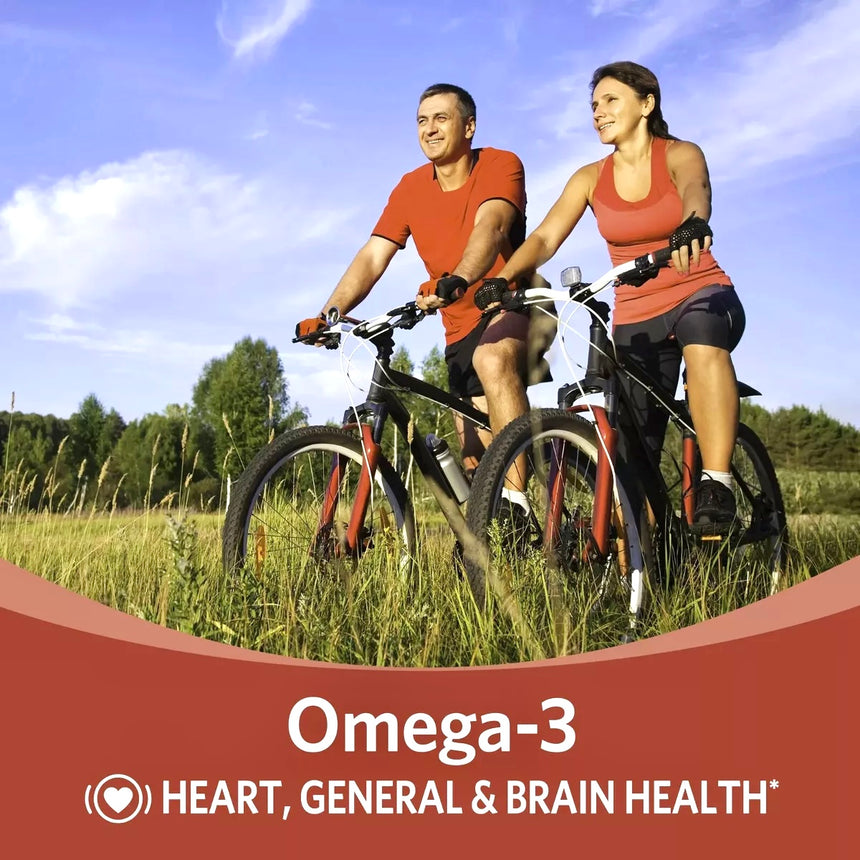 Tabletas en Gel de Omega Spring Valley Omega 3 1000mg From Fish Oil 60uni