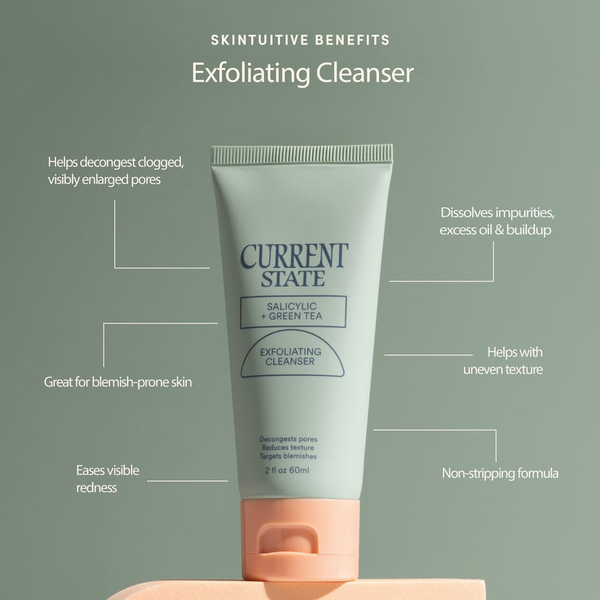 Limpiador Exfoliante Current State Salicylic and Green Tea Exfoliating Cleanser 60ml