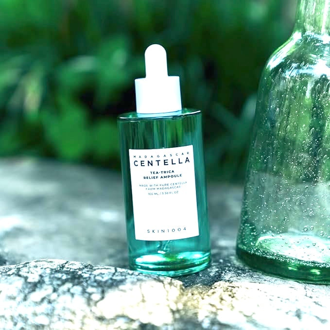 Serum de Tea Trica Skin 1004 Madagascar Centella Tea Trica Relief Ampoule 100ml