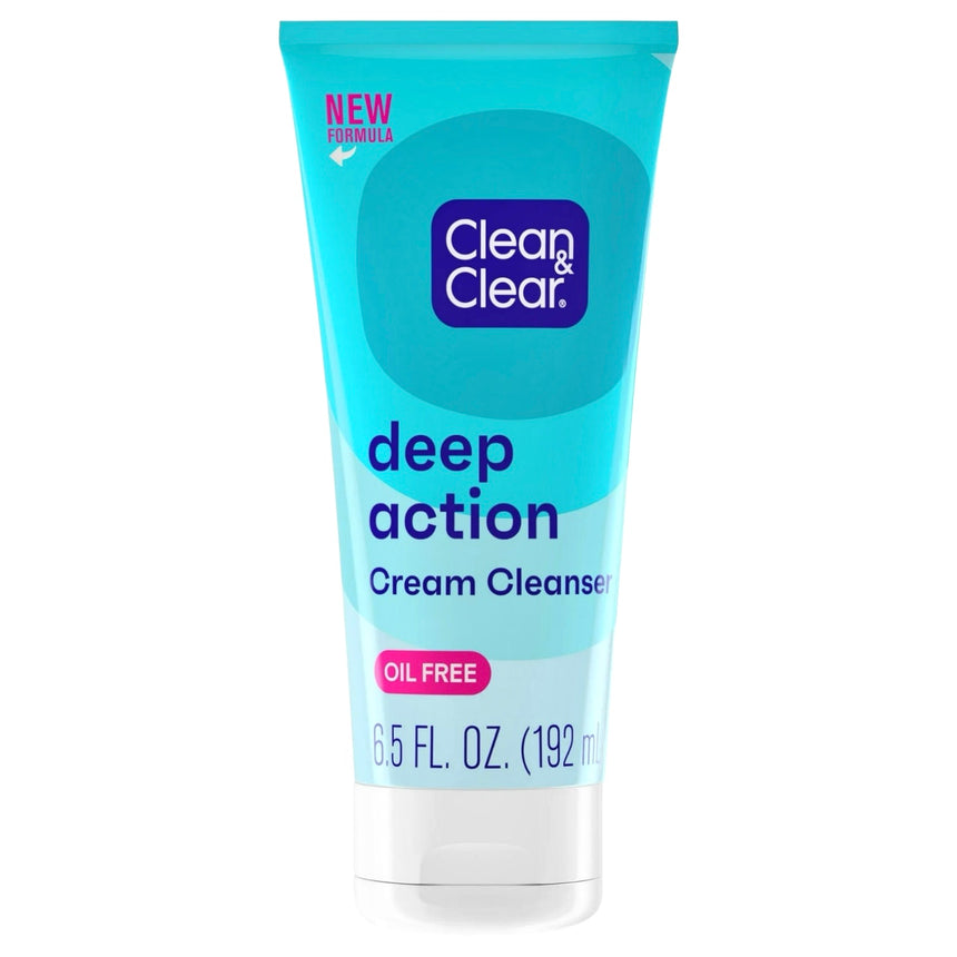Crema Limpiadora Facial Clean & Clear Deep Action Cream Cleanser 192ml