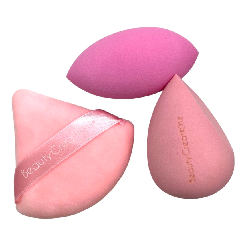 Trío de Esponjas Beauty Creations Blend & Set Trio