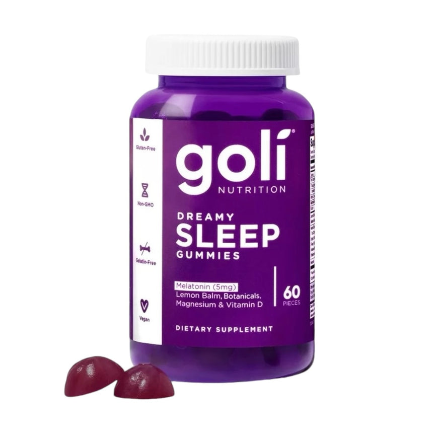 Gomitas de Melatonina Goli Nutrition Dreamy Sleep Vegan Multivitamin Gummies