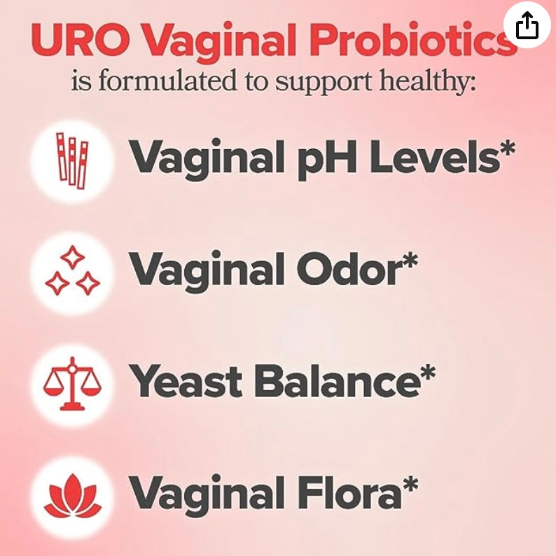 Cápsulas Probióticas Vaginales O Positiv Health Uro Vaginal Probiotic