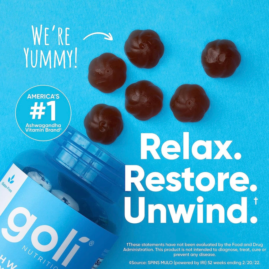 Gomitas de Relajación Veganas para Relajación Goli Ashwagandha Gummy 60uni
