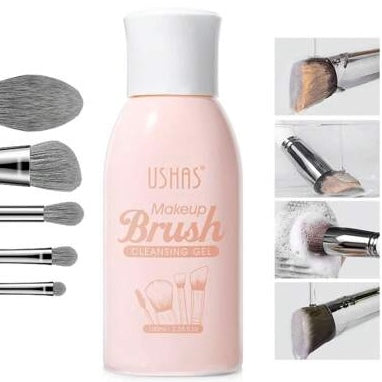 Limpiador Líquido de Brochas Ushas Makeup Brush Cleansing Gel
