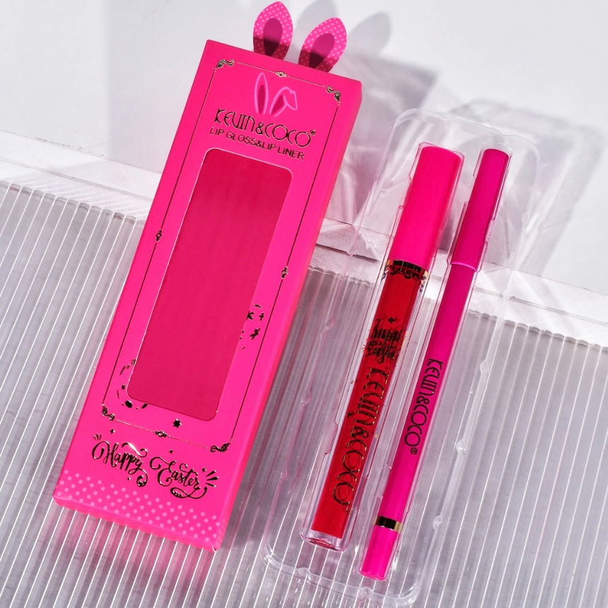 Duo de Labios Kevin & Coco Happy Easter Lipgloss and Lip Liner