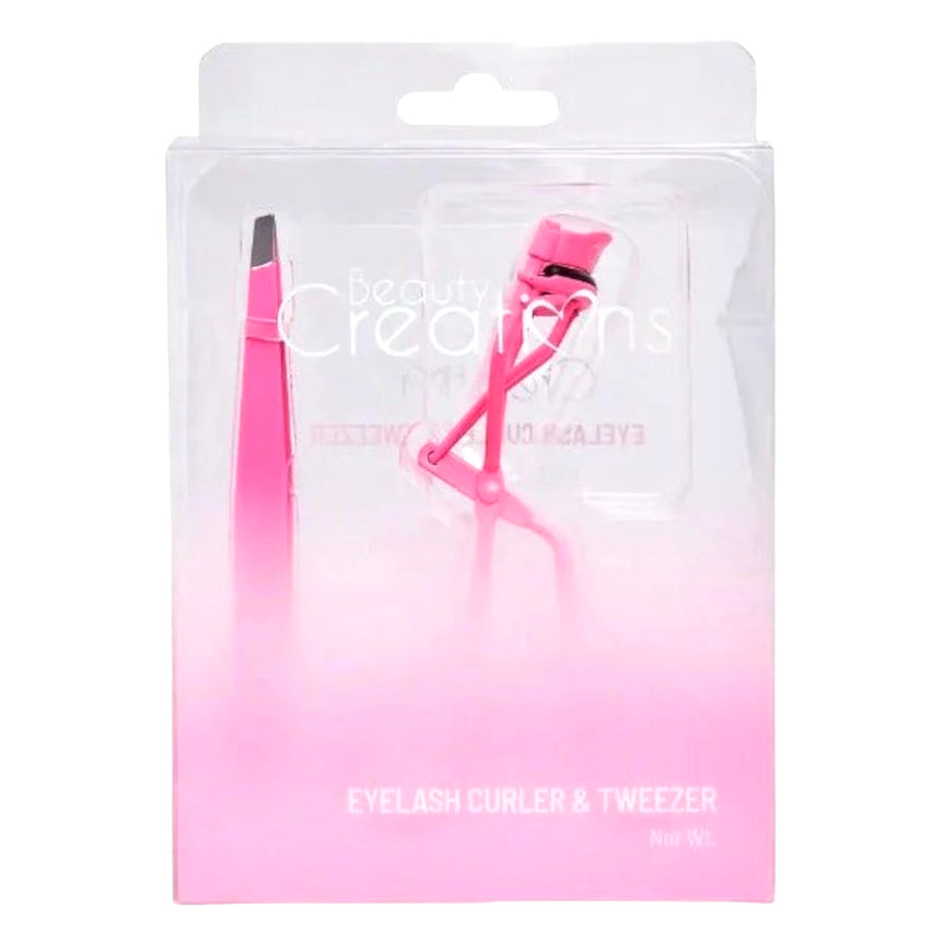 Dúo de Encrespador y Pinza Beauty Creations Eyelash Curler & Tweezer