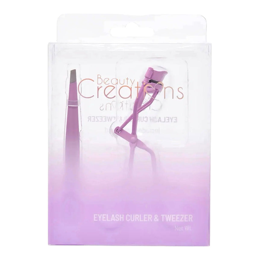 Dúo de Encrespador y Pinza Beauty Creations Eyelash Curler & Tweezer