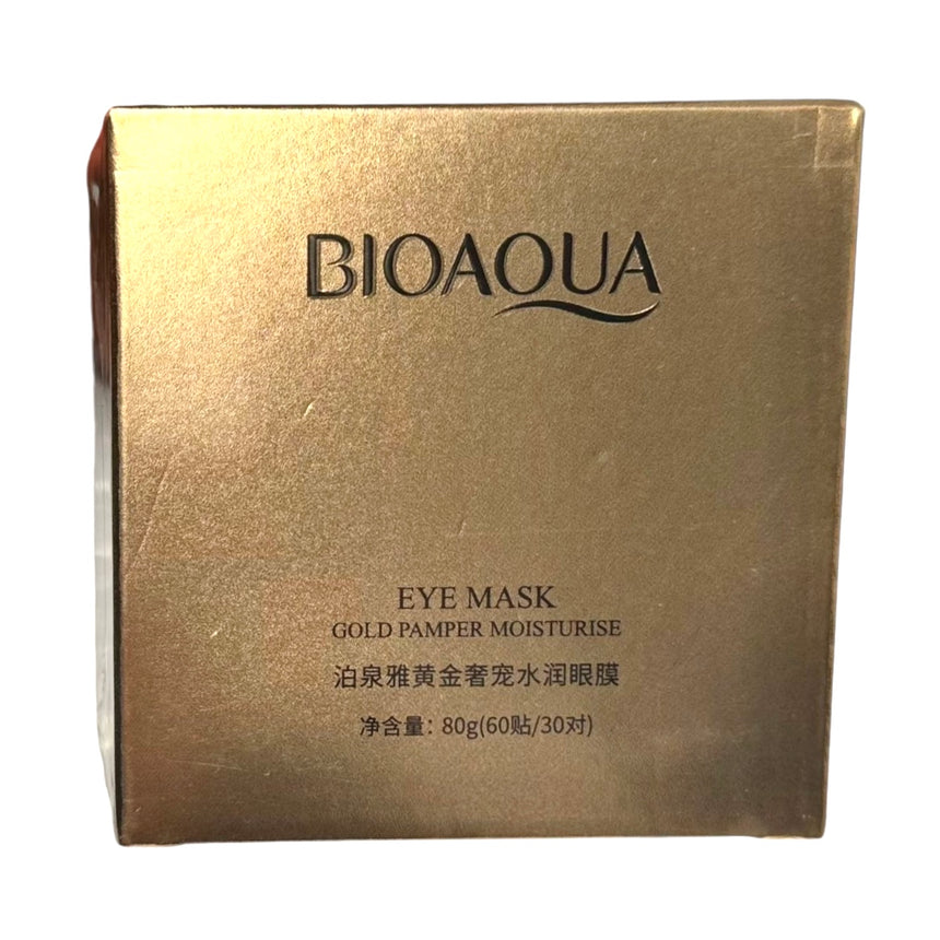 Parches de Hidrogel para Ojos Bioaqua Eye Mask 24k