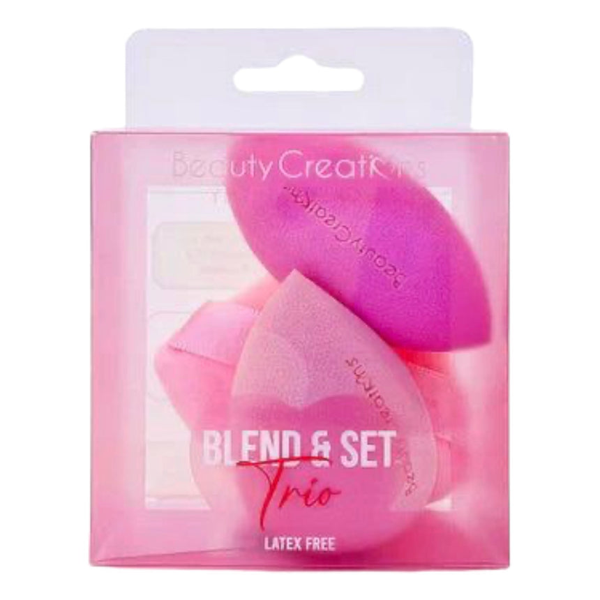 Trío de Esponjas Beauty Creations Blend & Set Trio