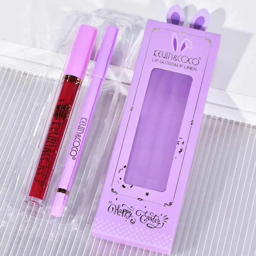 Duo de Labios Kevin & Coco Happy Easter Lipgloss and Lip Liner