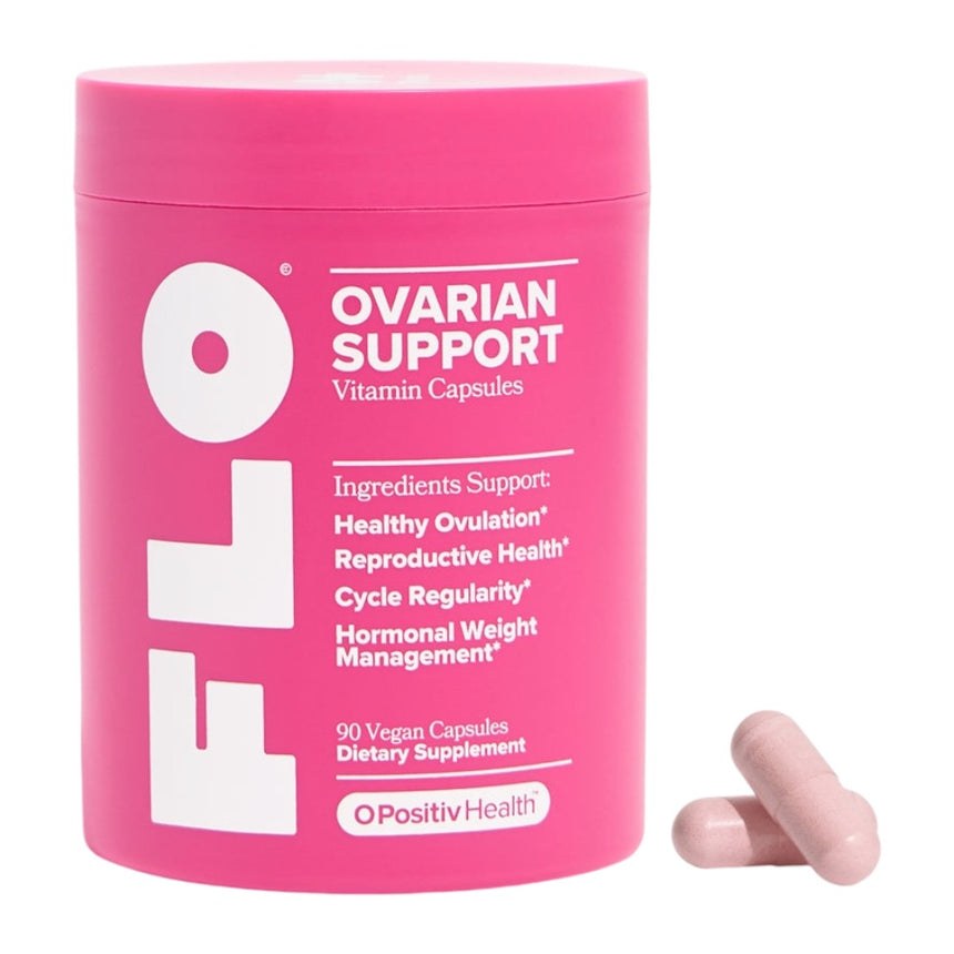 Cápsulas para los Ovarios O Positv Flo Ovarian Support Vitamin Capsules