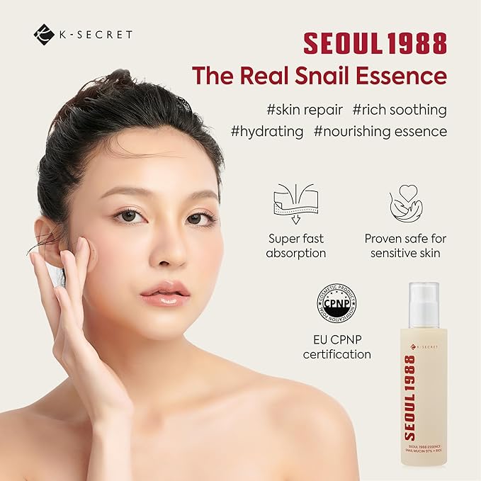 Essencia K Secret Seoul 1988 Essence Snail Mucin 97% + Rice 100ml