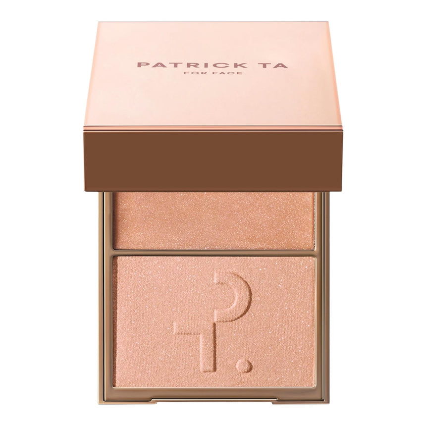 Iluminadores Patrick Ta Major Glow Crème & Powder Light Reflecting Translucent Highlighter Duo