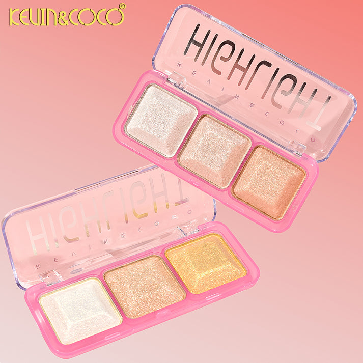 Paletas de Iluminadores Kevin & Coco Old School Highlighter