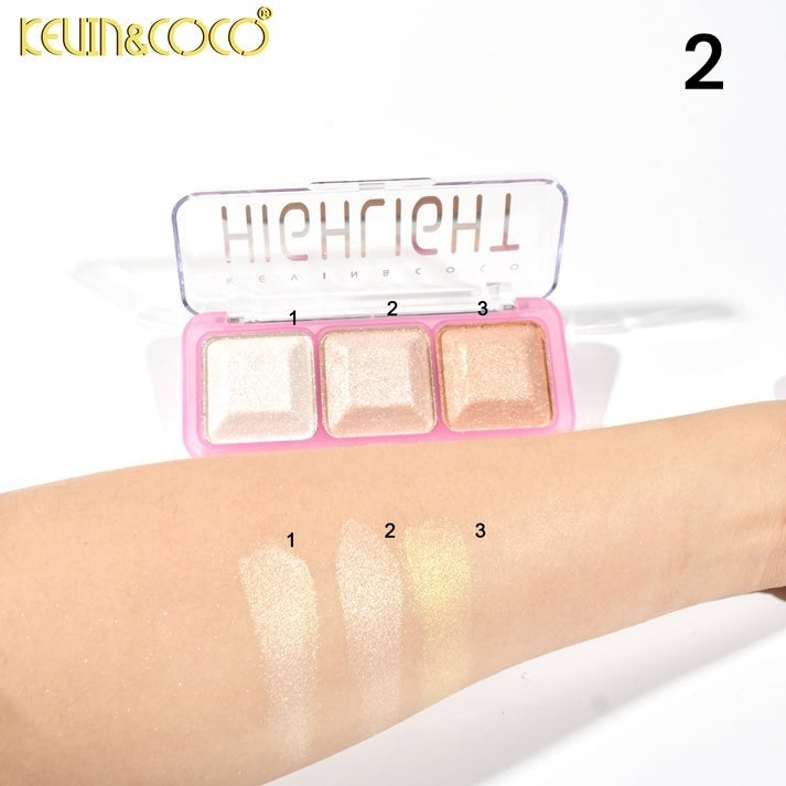 Paletas de Iluminadores Kevin & Coco Old School Highlighter