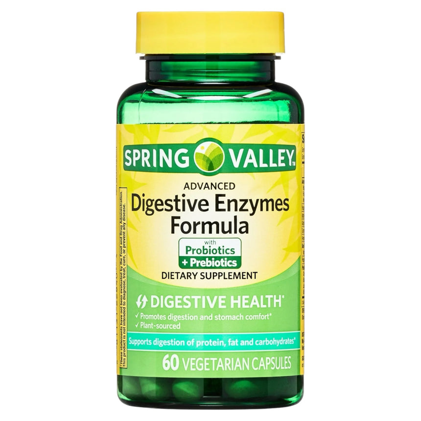 Enzimas Digestivas Spring Valley Digestive Enzymes Formula 60uni