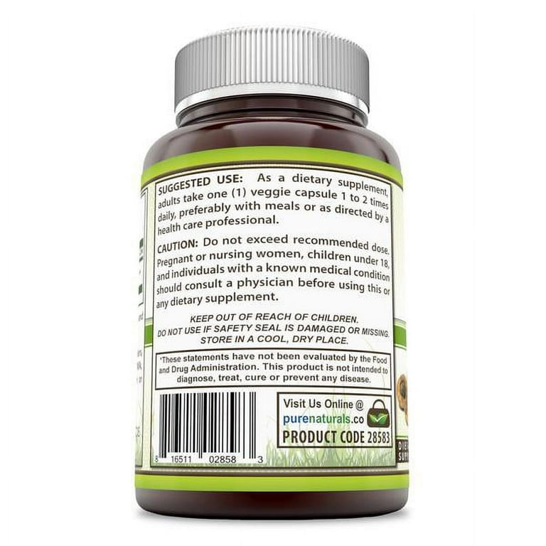 Cápsulas de Maca Pure Naturals Herbs Maca 950mg 120uni