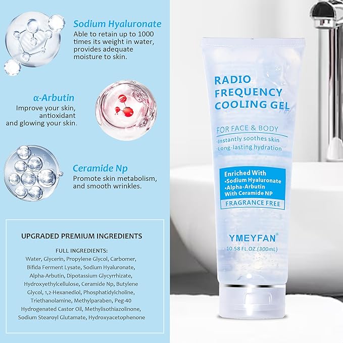 Al por Mayor Gel Humectante y Conductor de Enfriamento Ymeyfan Radio Frequency Cooling Gel For Face & Body