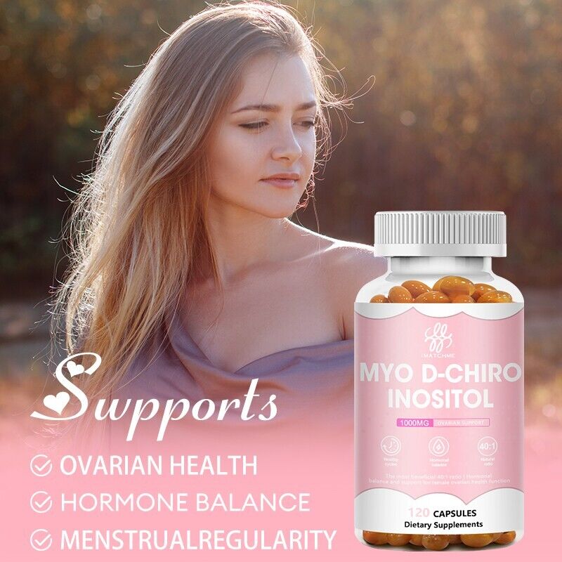 Cápsulas de Inositol Myo D Chiro Inositol 120uni