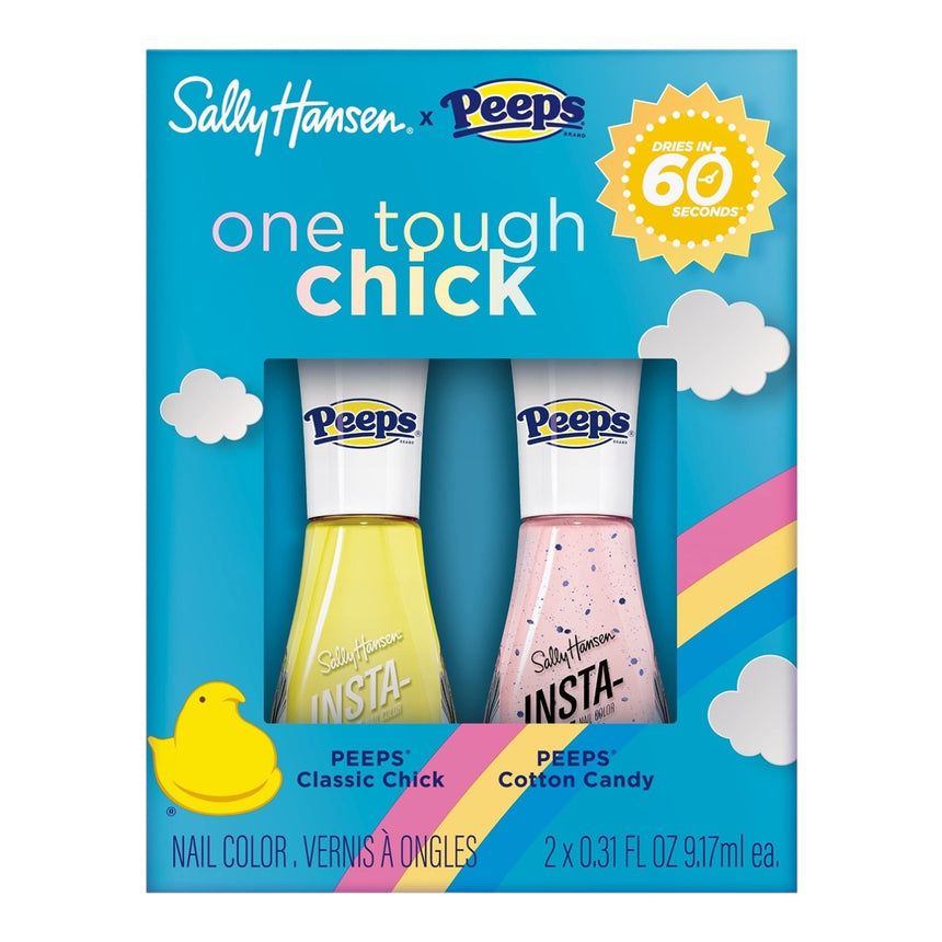 Dúo de Esmaltes Sally Hansen x Peeps Insta Dri Nail Color Duo Pack