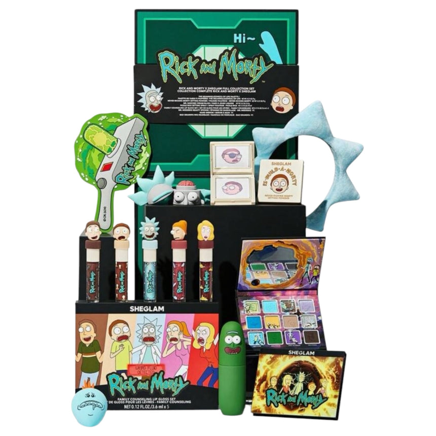 Kit Completo de Maquillaje She Glam Rick and Morty Full Collection Set