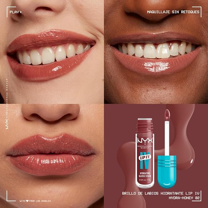 Labial hidratante Nyx Professional Makeup Hydrating Gloss Serum Lip IV