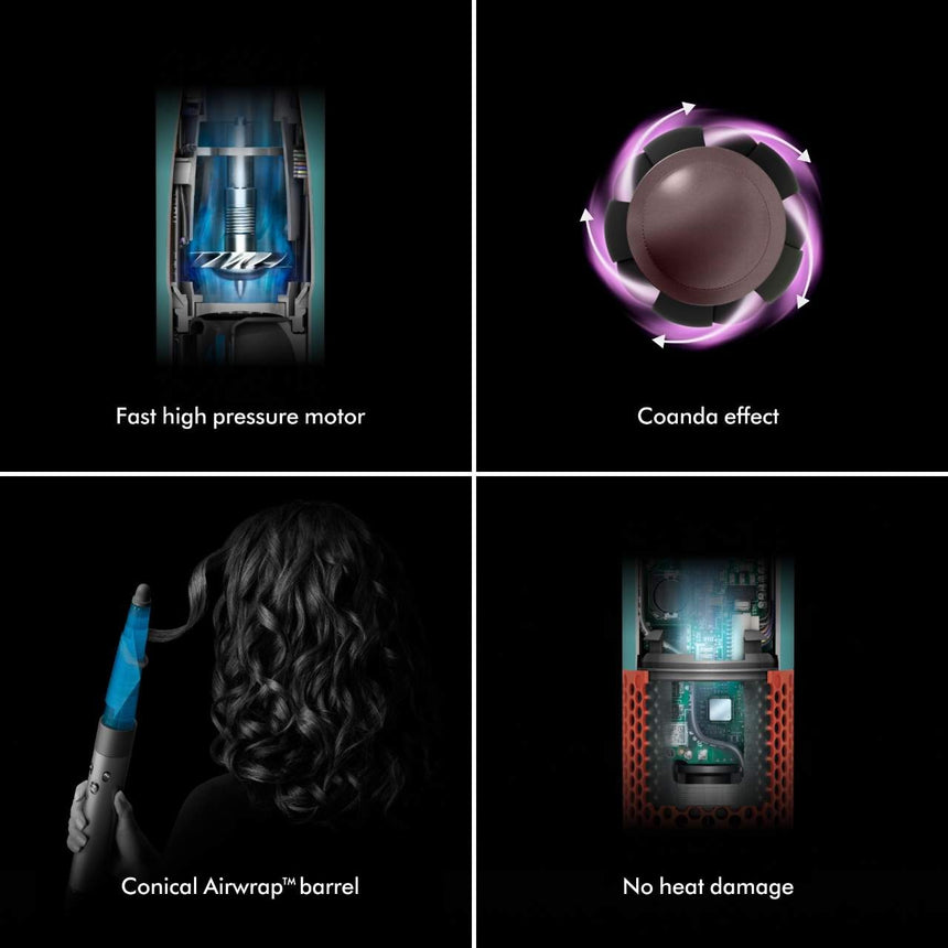 Secadora Multifuncional con Bluetooth Dyson Airwrap ID Multi Styler and Dryer for Straight to Wavy Hair