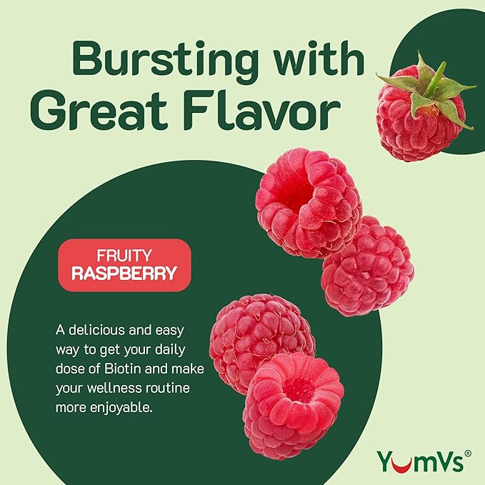 Gomitas de Biotina Yumvs Biotin High Protency 5000mcg 60g