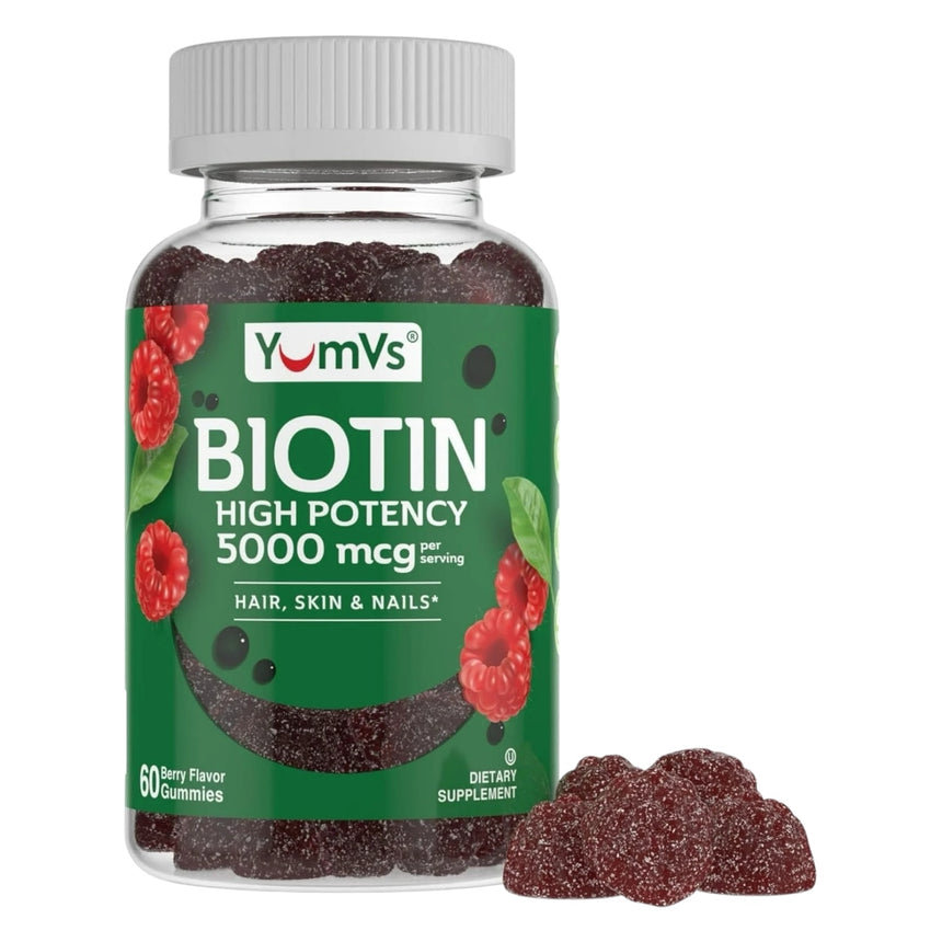 Gomitas de Biotina Yumvs Biotin High Protency 5000mcg 60g