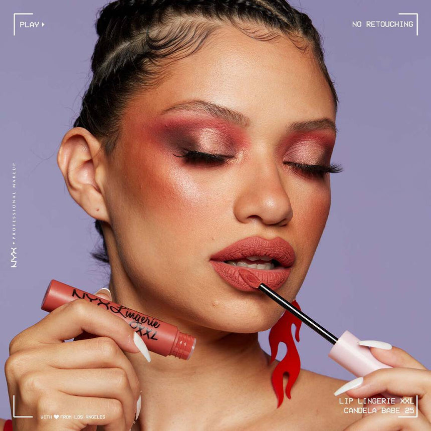 Labial Líquido Mate Nyx Lip Lingerie XXL