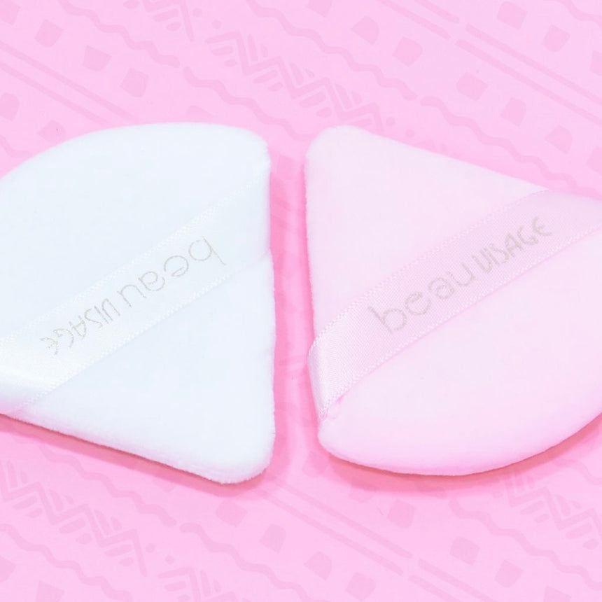 Borlas para Maquillaje Beau Visage Triangle Powder Sponge