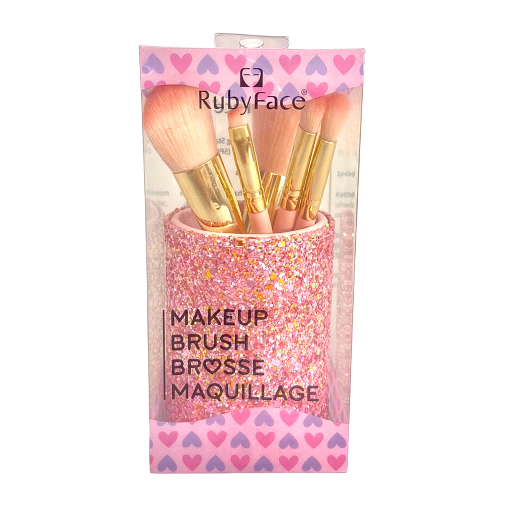 Sets de Brochas con Base Ruby Face Makeup Brush Brosse Maquillaje Hi Beauty Cosmetics