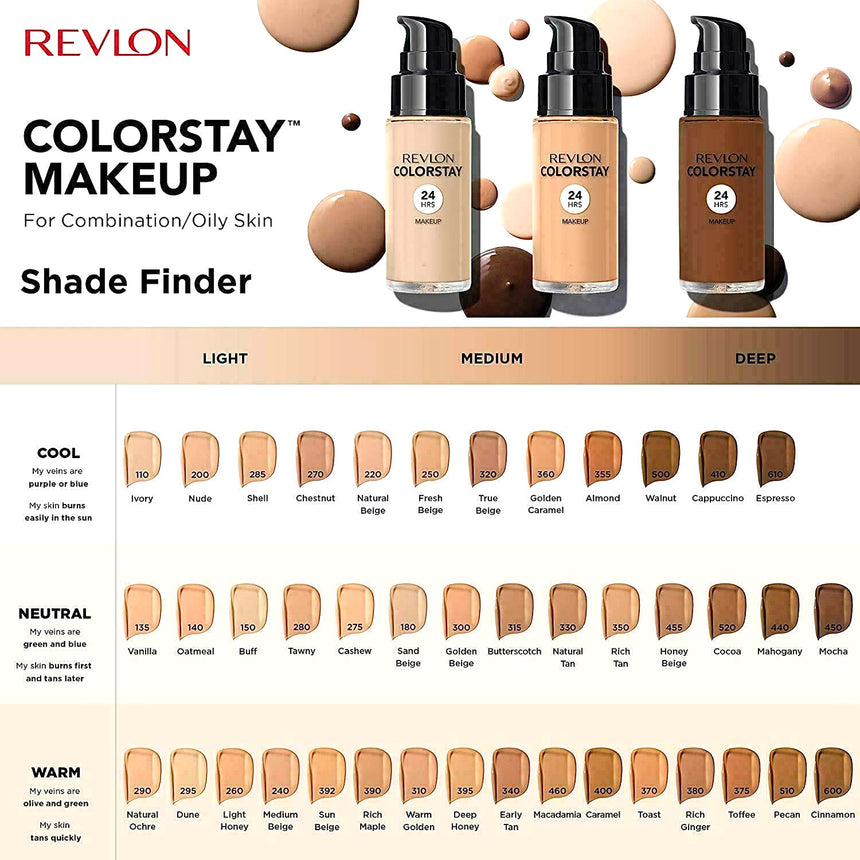 Base Revlon Colorstay Matte Finish 15spf