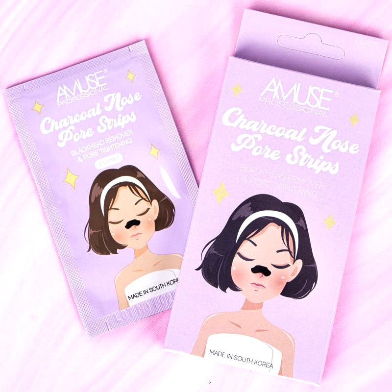 Tiras de Carbón Activado para Poros Amuse Charcoal Nose Pore Strips