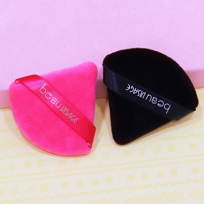 Borlas para Maquillaje Beau Visage Triangle Powder Sponge