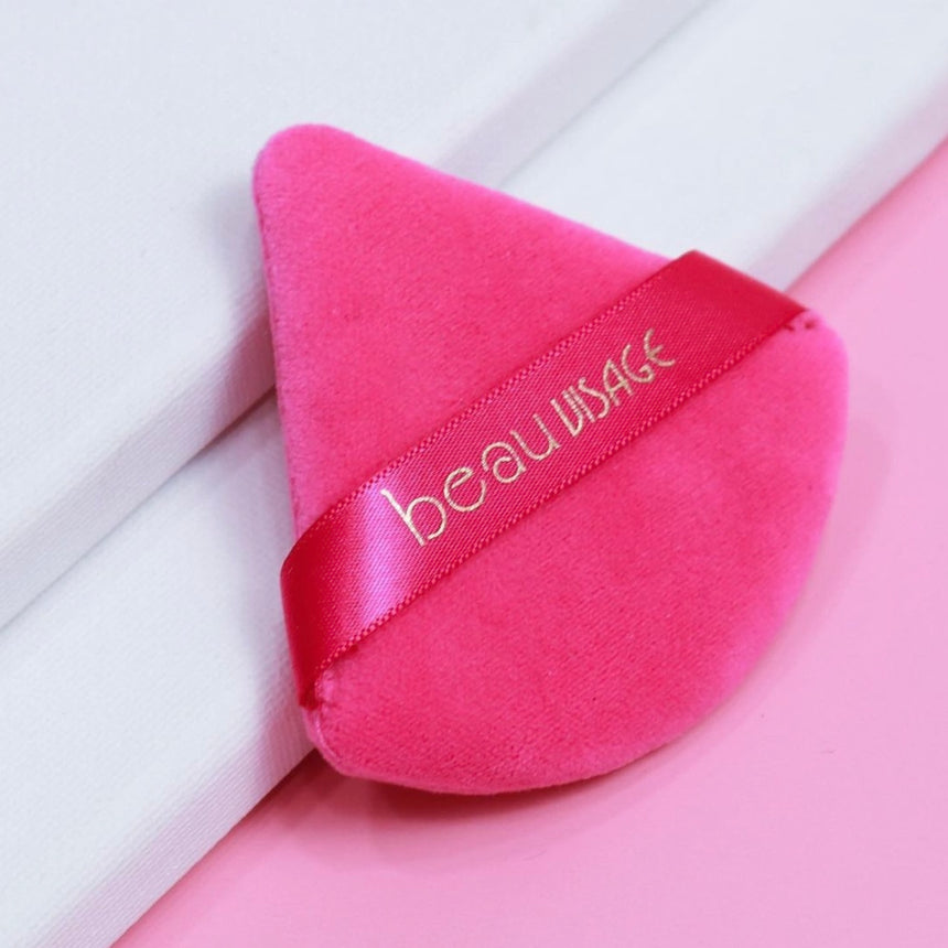 Borlas para Maquillaje Beau Visage Triangle Powder Sponge