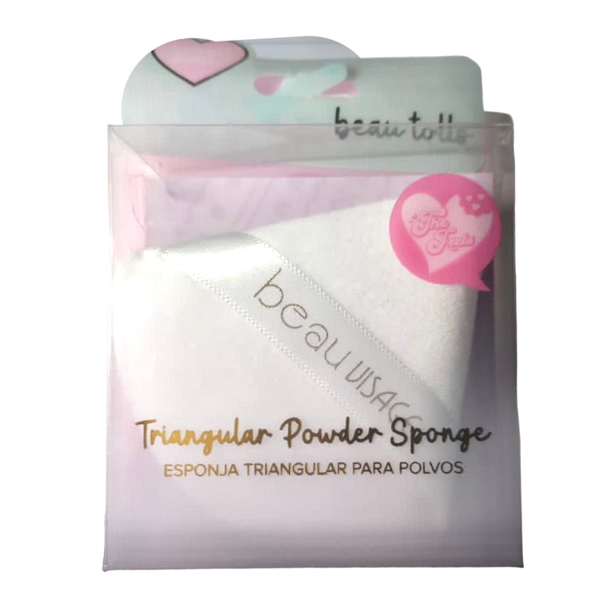 Borlas para Maquillaje Beau Visage Triangle Powder Sponge