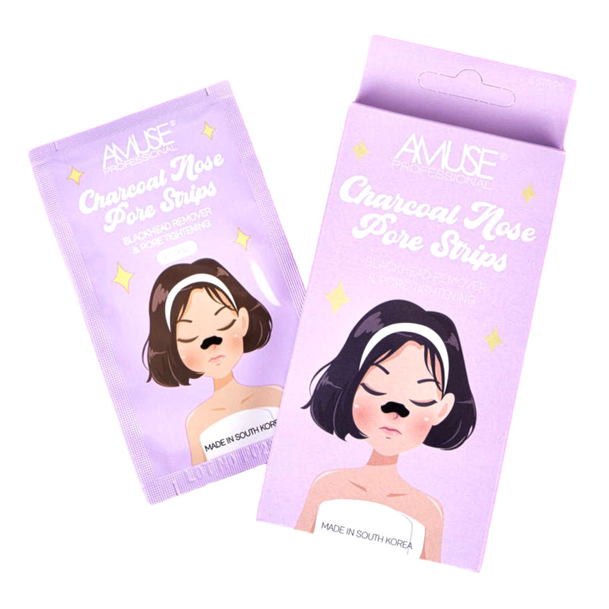 Tiras de Carbón Activado para Poros Amuse Charcoal Nose Pore Strips