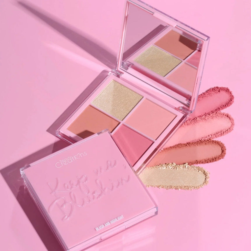 Rubor e Iluminador Beauty Creations Keep Me Blushing Blush and Highlight