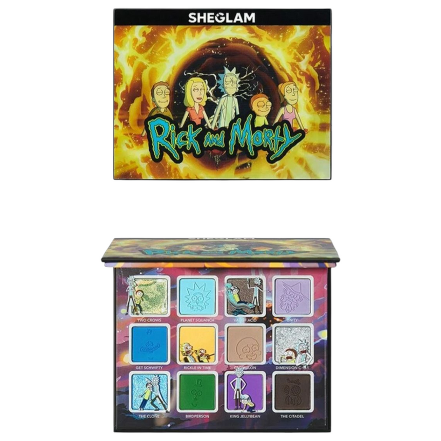 Sombras She Glam Rick and Morty Eyeshadow Palette