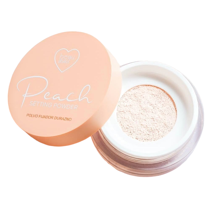 Polvos Fijadores Beau Visage Peach Setting Powder