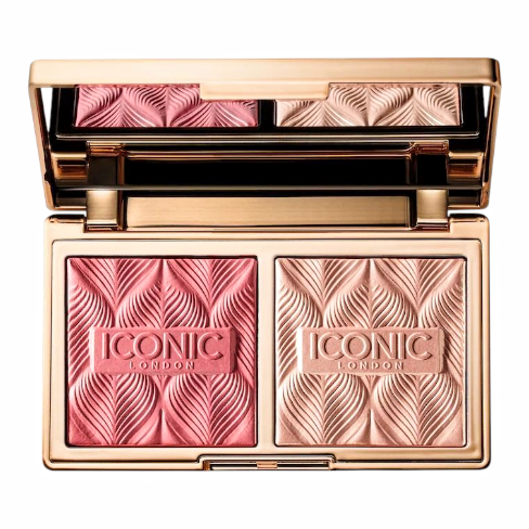 Rubor e Iluminador Iconic London Silk Glow Blush & Highlighter