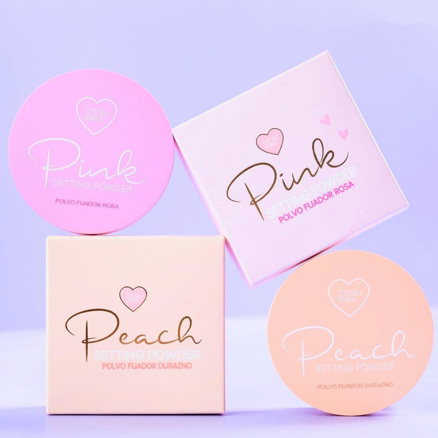 Polvos Fijadores Beau Visage Peach Setting Powder